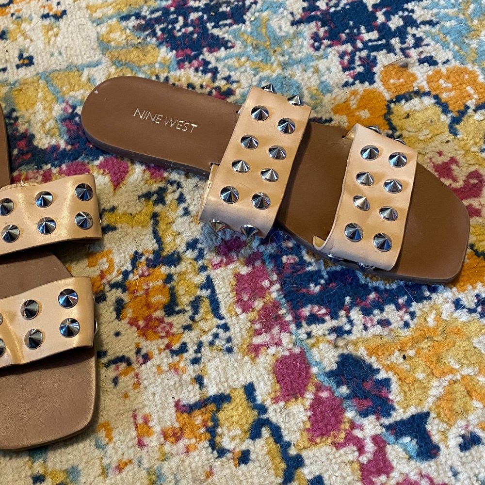 Nine west studded sandals
